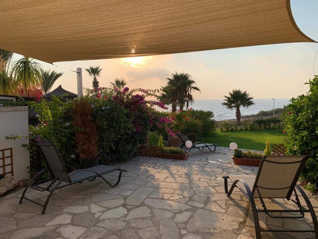 Sea Front Villa Kristina Klorakas المظهر الخارجي الصورة